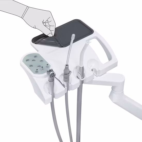 Humanization Design FDA Approved Dental Chair Basic Dental Equipment/Dental Waterline Cleaner	/Dental Chair Suction Unit